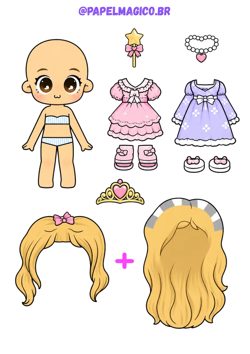 Boneca de papel 6